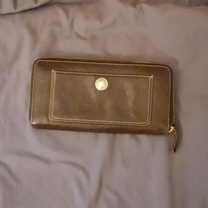 Coach brown wallet